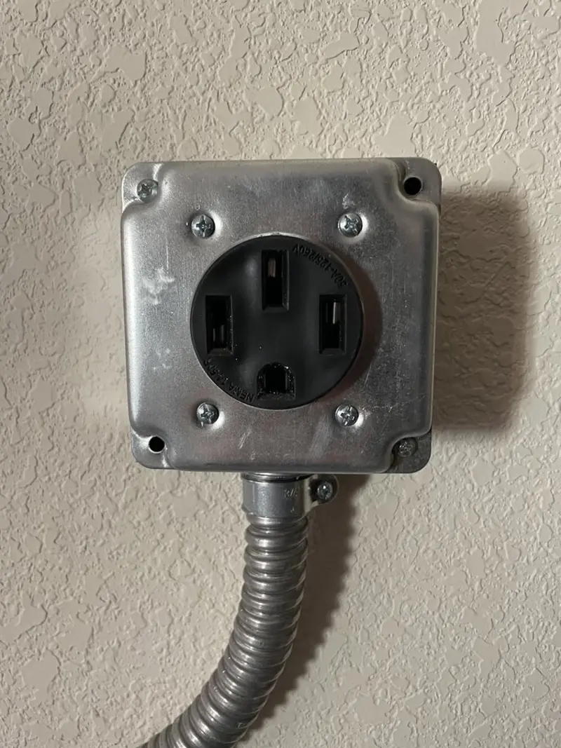 NEMA 14-50 outlet installed for Electrical Panel Upgrade in West Valley City